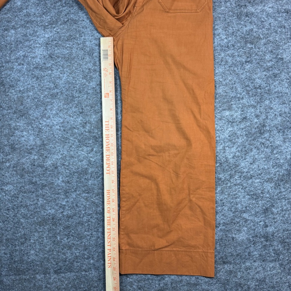 Maeve by Anthropologie The Colette Wide Leg Crop Pants Womens 28 Burnt Orange - Picture 9 of 9
